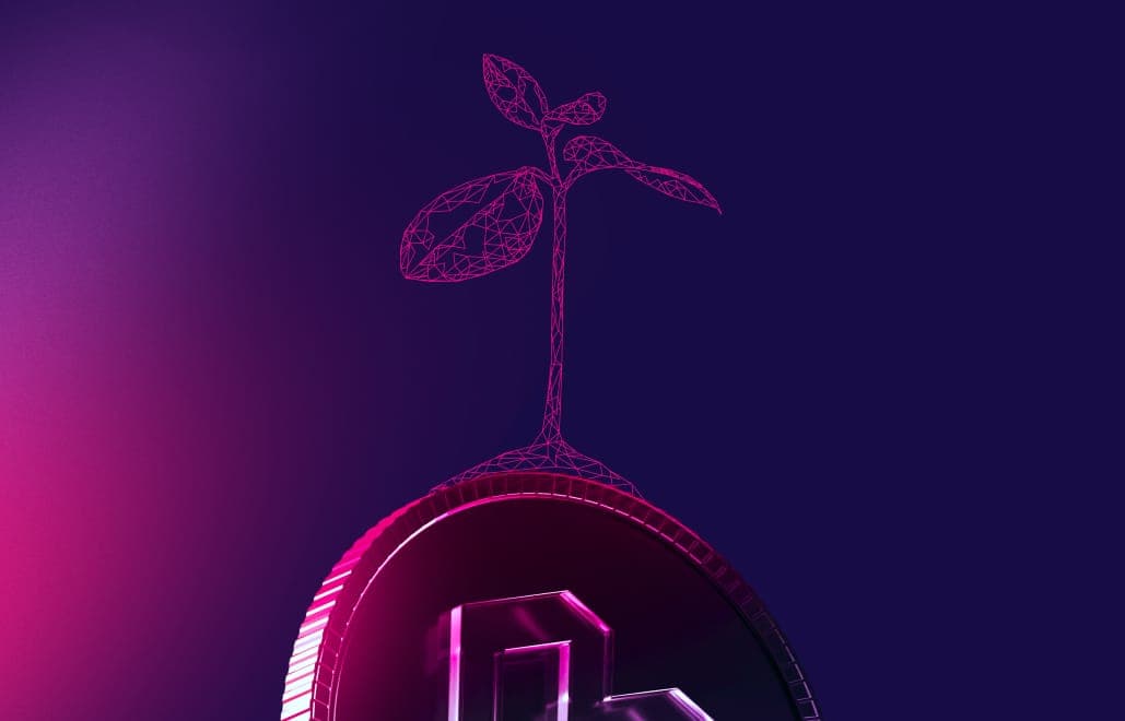 A glowing jar containing SWEAT tokens